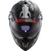 LS2 MX701 C Explorer Extend Motorcycle Helmet Matt Red-2