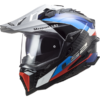 LS2 MX701 C Explorer Frontier Motorcycle Helmet Gloss Black Blue-1