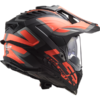 LS2 MX701 Explorer Alter Motorcycle Helmet Matt Black Fluo Orange-4