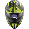 LS2 MX701 Explorer Alter Motorcycle Helmet Matt Black H-V Yellow-2