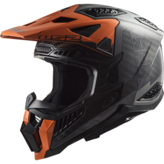 LS2 MX703 C X-Force Victory Motorcycle Helmet Titanium Orange-1