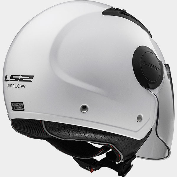 LS2 OF562 Airflow Motorcycle Helmet – Gloss White Long, Motorcycle  Helmets, Gloves, Clothing, Armour, Luggage